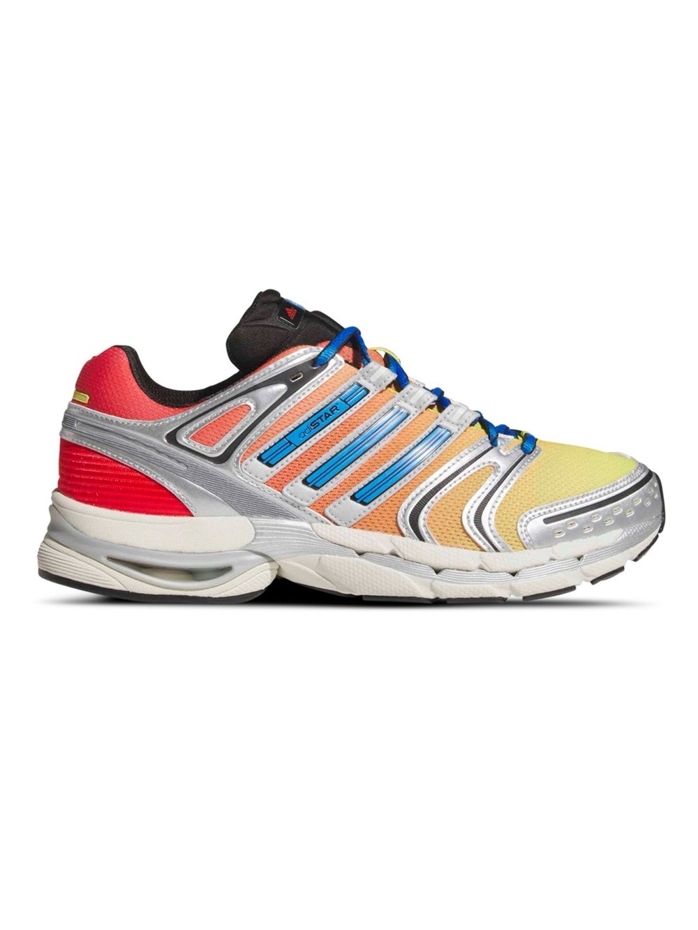 Adidas ADISTAR CONTROL 5 sneakers blue yellow silver running shoe menβs size 16